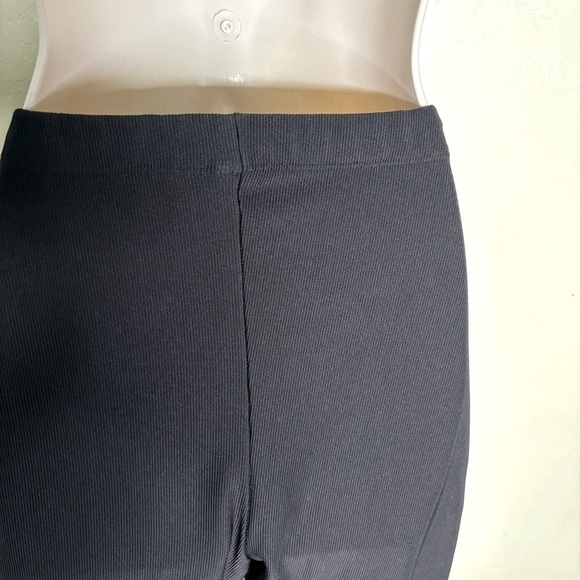 Windsor Black Wide Leg Ribbed Women's Elastic Waist Pants Size S - Picture 6 of 7